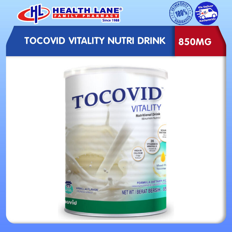 TOCOVID VITALITY NUTRI DRINK 850MG